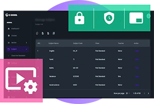 20+ third party Integrations within e-khool school ERP solution