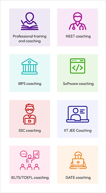 Coaching LMS from e-khool helps online coaching in coaching institutes
