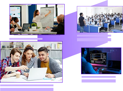 Course listing website is available for advanced e-learning platform