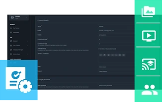 Feature modules Learning Management System software