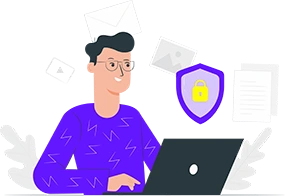 Authentication security with password protection in e-khool