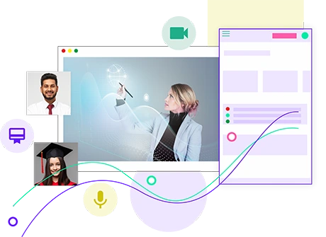 e-khool also helps to market your online academy through the help of marketing features of e-khool LMS.
                                    