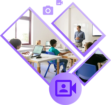 Live exam mobile learning platform within e-khool LMS