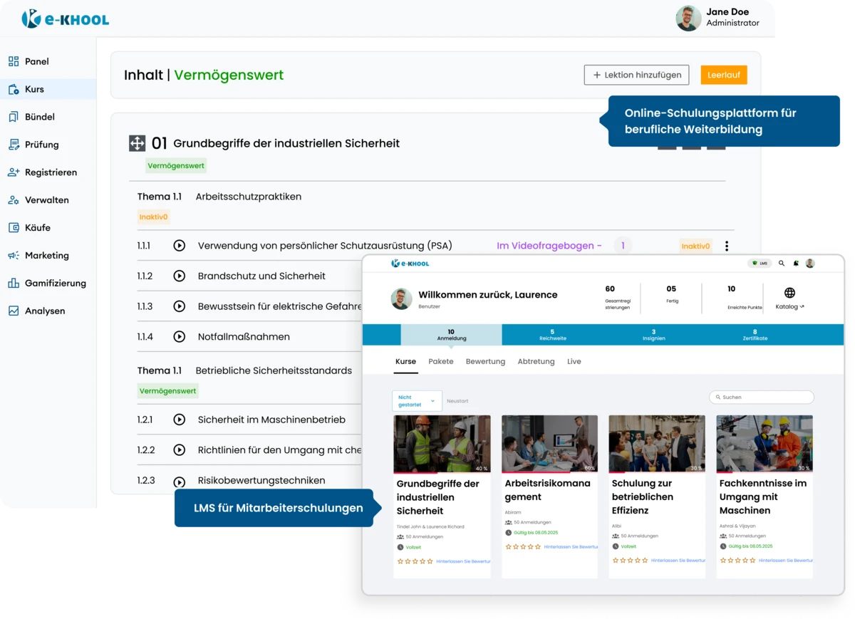 Mitarbeitertraining für Qualifizierung und Kompetenzaufbau