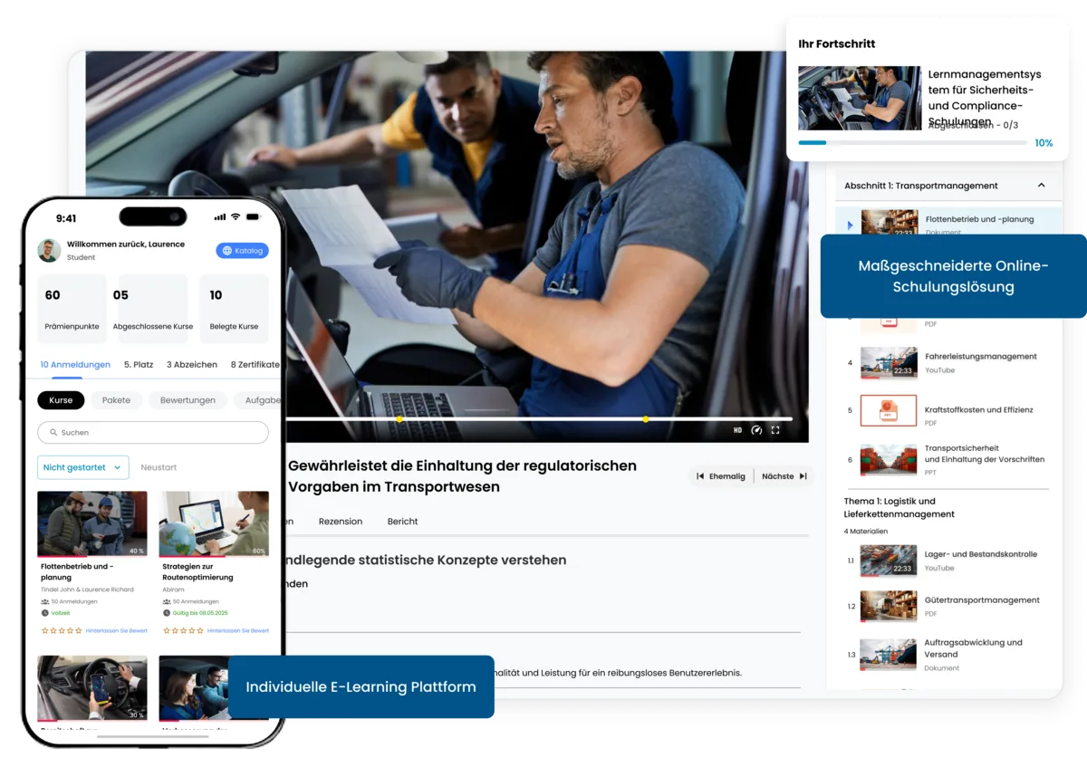 Maßgeschneiderte E-Learning Lösung für digitales Lernen