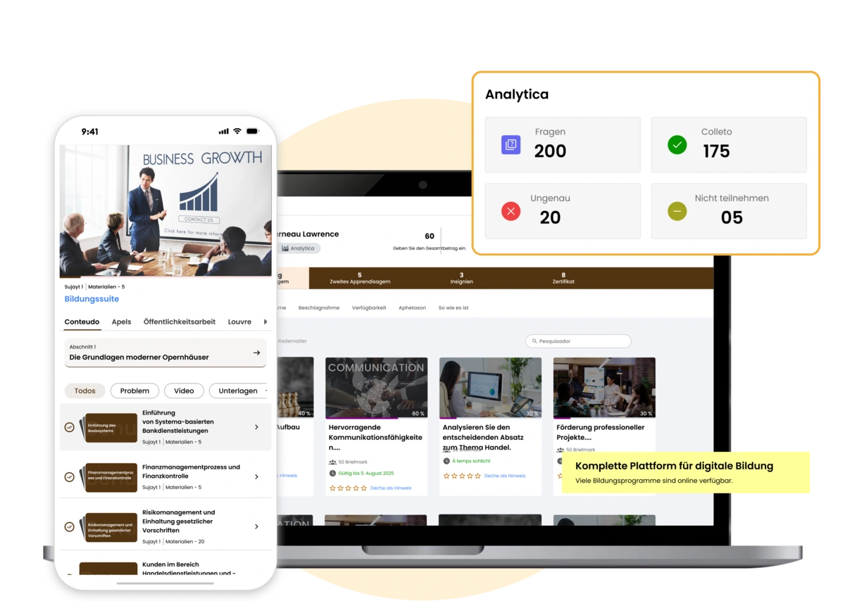 Umfassende Lernlösung für Schulen und Bildungseinrichtungen