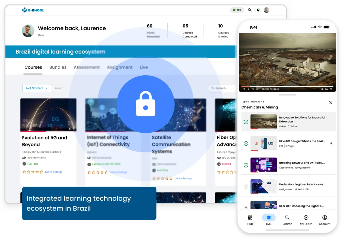 LMS implementation in Brazil aligned with LGPD regulations