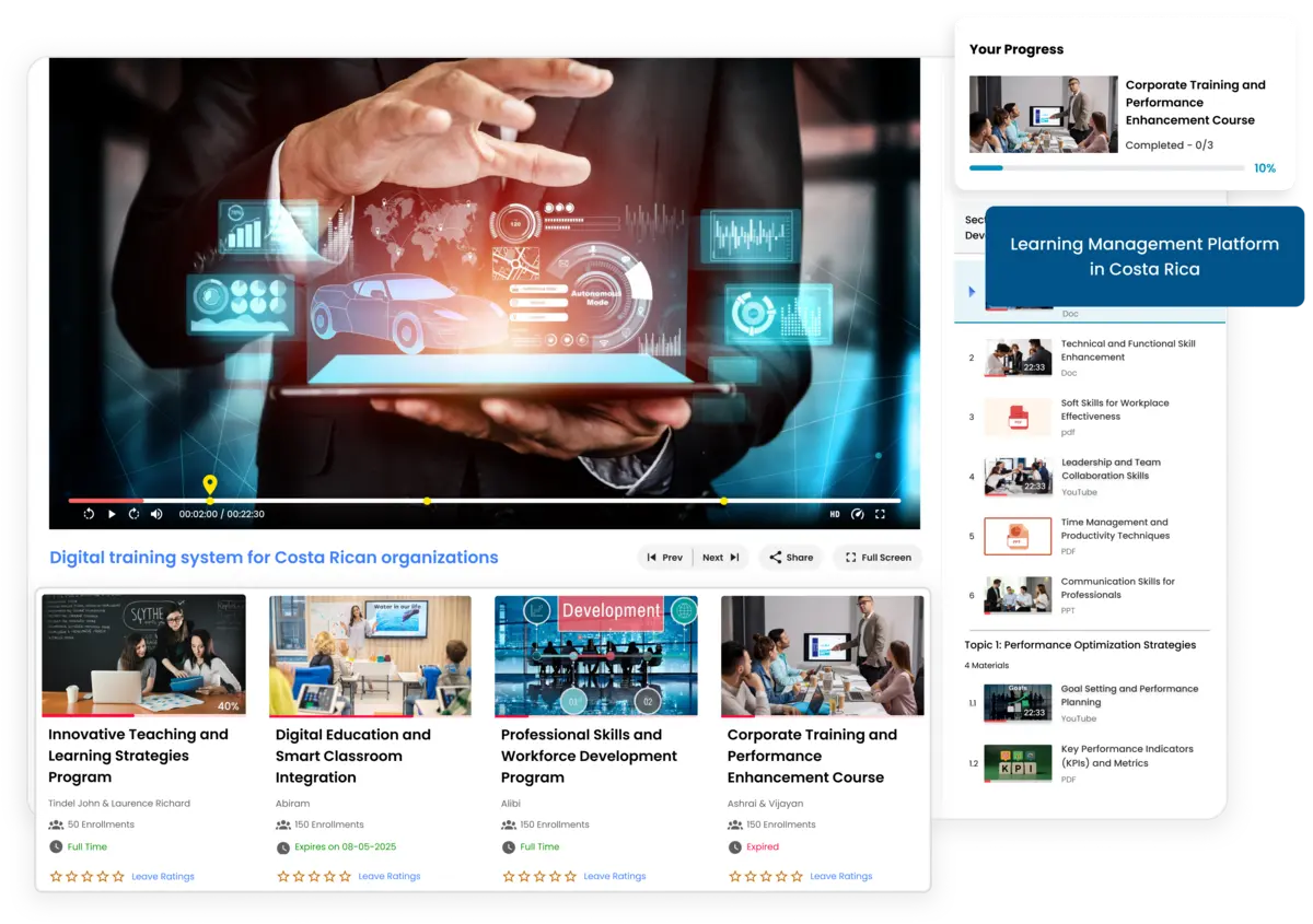 Connected learning technology environment in Costa Rica