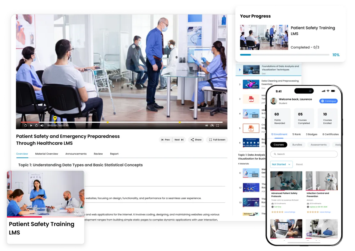 Enhancing Patient Safety and Emergency Preparedness Through Healthcare LMS Training