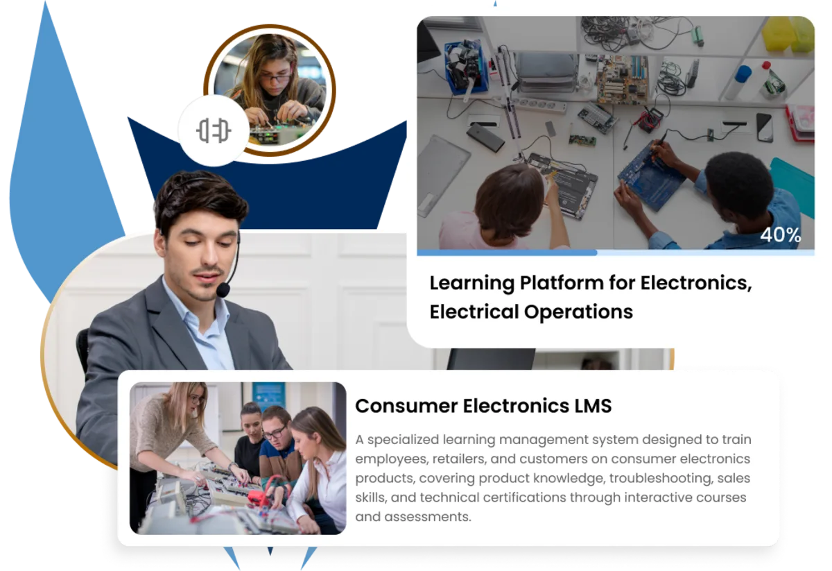 Create smart learning solutions with consumer electronics industry LMS