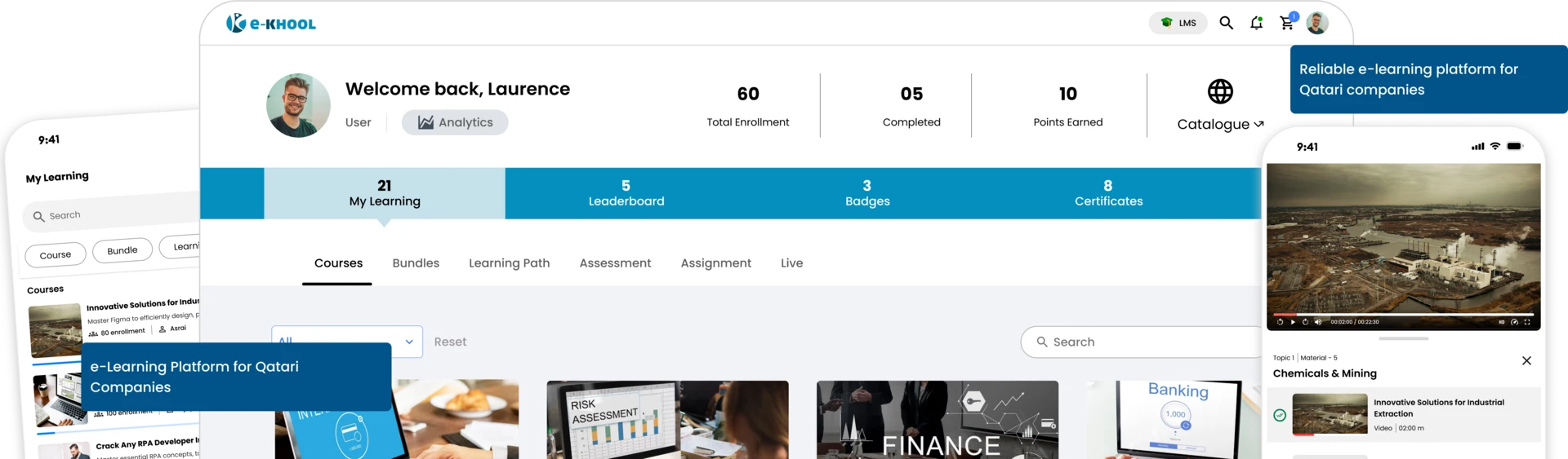 Reliable e-learning platform for Qatari companies