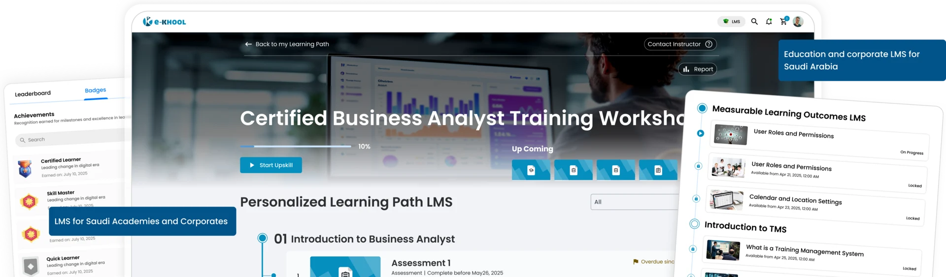 LMS supporting academic and corporate success throughout Saudi Arabia