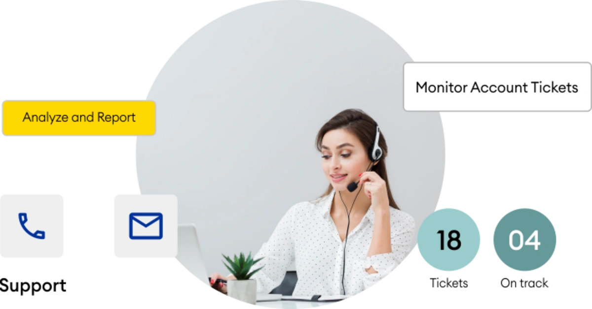 Managing queries with structured support
