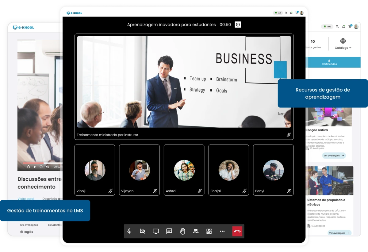 Gestão eficiente de treinamentos corporativos no LMS