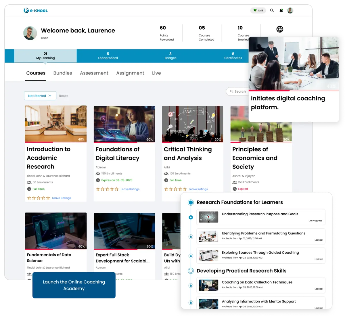 Steps for Launching the Online Coaching Academy