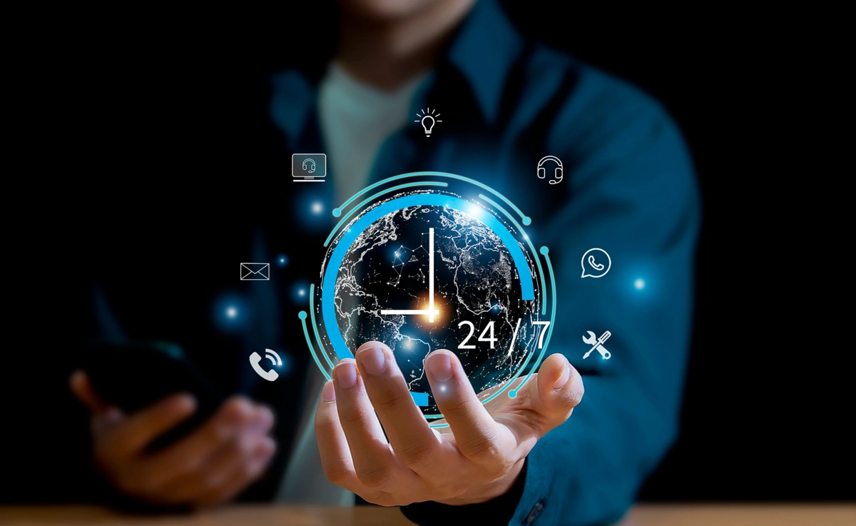 Schedules across different time zones for accuracy