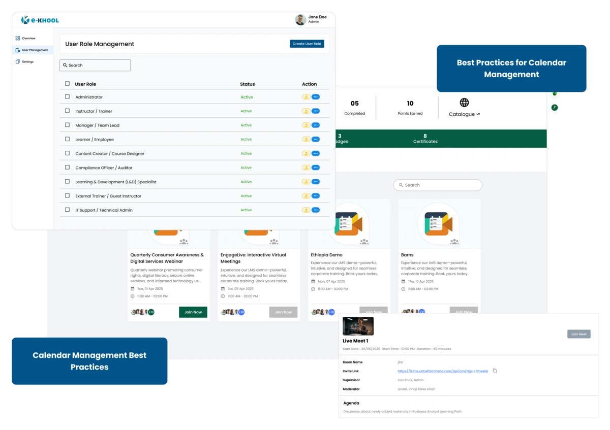 Calendar management strategies tips