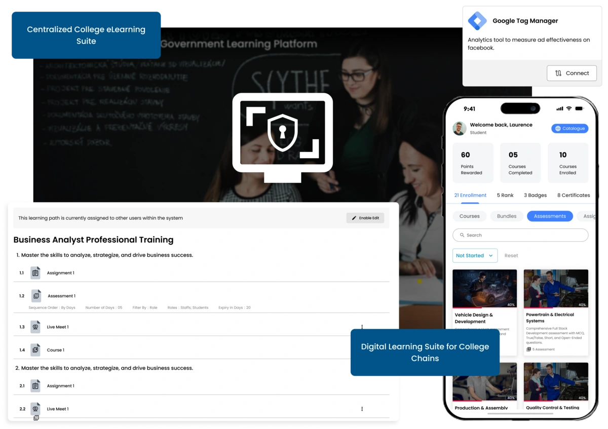 Learning Suite Settings for Multiple College Campuses
