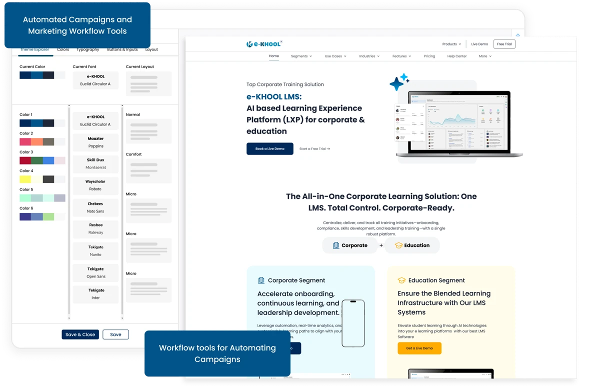 Web Portal Builder for Business and Customer Portals