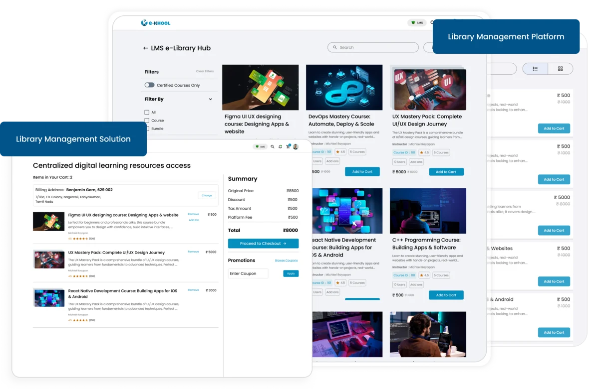 Library Management Solution for better user experience