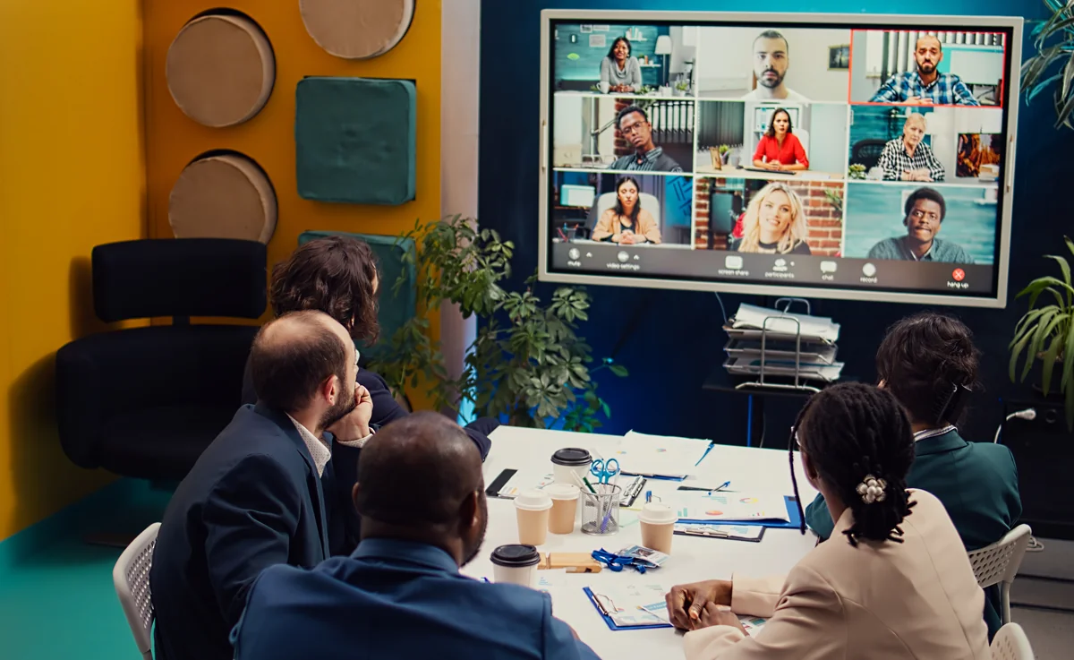 High-quality video and audio conferencing
