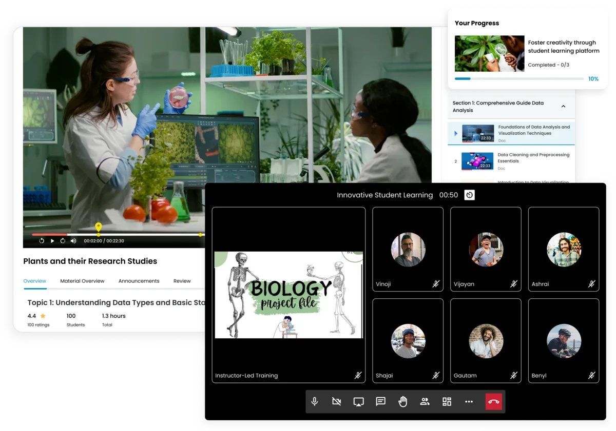 Student Learning solutions for Innovative and Creative teaching